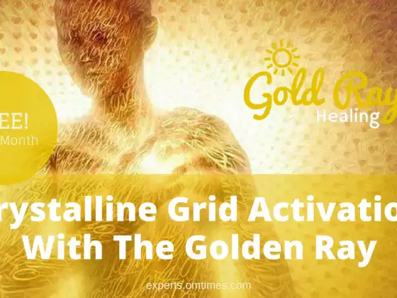 Crystalline Grid Activation With The Golden Ray